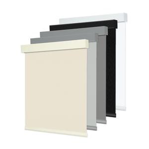 Allesin zen Free-Stop Cordless Cordless Blinds for Windows, 5% Openness, UV Protection, Light Filtering Roller Shades with View-Through Function for Home, Natural Woven, White, 32" W x 72" H