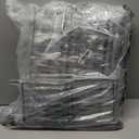 SUOERNUO Laundry Cart with Hanging Rack Rolling Laundry Hamper Sorter with Wheels Shelf, Black