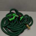 Garden Hose 100 ft, Non-Expandable Water Hose with 10 Function Nozzles, Portable, Kink-Free, Outdoor and Garden Flexible Hose Pipe for Car Wash, Yard, Camper, Lawn, Lightweight Long Hose