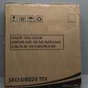 Patio Umbrella Base, 43lbs Outdoor Heavy Duty Square Concrete Stand, Fits 6-12ft Fringe Market Umbrella, Teak Brown