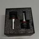 SEALIGHT 9005 Bulbs Latest Upgraded 40,000LM 800% Super Bright, 1:1 Size, 6000K Cool White Fog Light, 50000Hrs Long Service Life, Plug and Play, Pack of 2