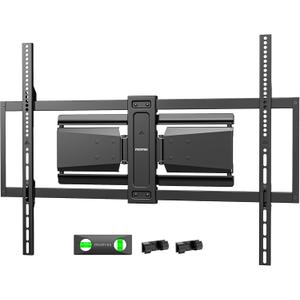 monTEK Heavy Duty Ultra Slim TV Wall Mount for 50-100 Inch TVs Up to 185lbs, Swivel & Tilt & Extension Wall Mount TV Bracket with Articulating Dual Arms, Low Profile Full Motion tv Mount