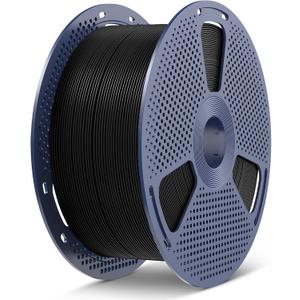 SUNLU PLA+2.0 3D Printer Filament, Large Spool, Black, 5KG