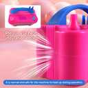 Electric Balloon Pump,110V 600W Portable Dual Nozzles Balloon Pump,Air Pump Balloon Blower for Party Decorations with Tying Tool