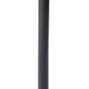 Architectural Mailboxes Coolidge Galvanized Steel Mailbox Post, Compatibility Code F, 7511B-10, Black