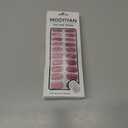 10 x Gloss Nail Strips|Uv Free|22 Pcs,Gel Nail Stickers|Long Lasting Two Weeks and Easy to Apply&Remove|Powder Blue Spot