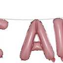 Spanish I Love You TE AMO Decoration Set - Spanish I Love You Letter Balloons Banner Wedding Anniversary Propose Marriage Party Decoration (TE AMO Pink)