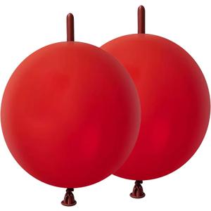 Dark Red Link Balloons 12 Inch 120 Pcs Latex Quick Linking Balloon for Birthday Wedding Party Festival Decorations