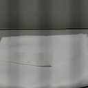 Vatge White French Door Curtains - 50% Sunlight Blocking Front Door Curtain for Kitchen, and Front, 1 Panel, W25 x L72, Pure White