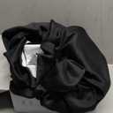 Room Divider Curtain Ceiling Curtain Track Set for Blackout and Privacy (Black Curtain + Black Track) 106" W x 84" L -1 Piece