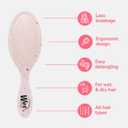 Wet Brush Original Detangling Hair Brush, Hello Disney Minnie Mouse - Ultra-Soft IntelliFlex Bristles - Detangler Brush Glide Through Tangles With Ease For All - For Women, Men, Wet & Dry Hair