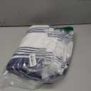 Urban Villa Kitchen Towels 100% Cotton Dish Towels for Kitchen (Set of 6) 20x30 Dish Cloths Highly Absorbent Kitchen Linen Set with Hanging Loop Perfect for Drying Dishes Cleaning Towels-Blue White