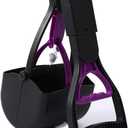 Pet Litter Box, Foldable Medium Size 45cm, with Handle, Large Capacity, Portable, Suitable for Cats and Dogs(Purple)