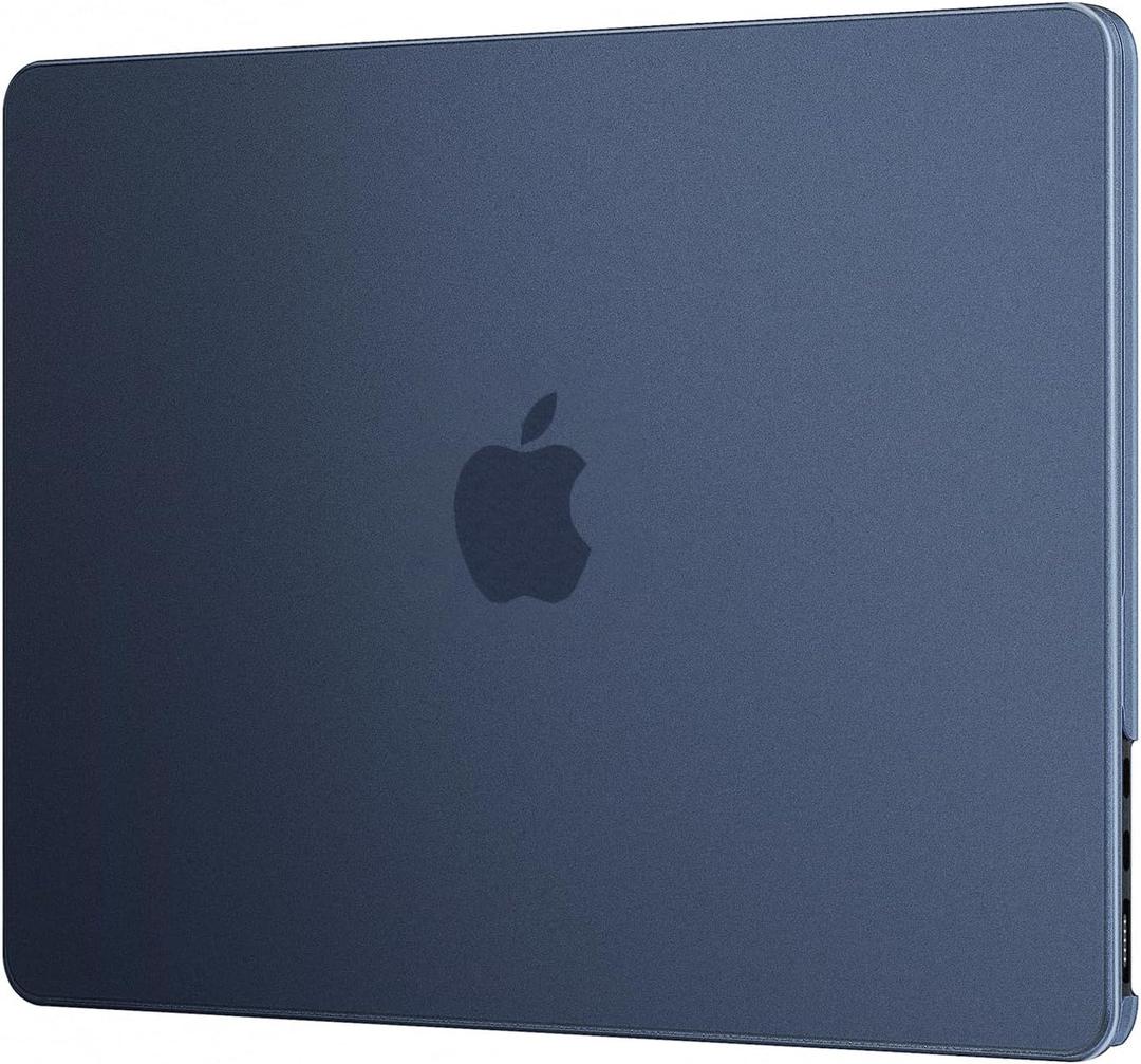 EooCoo Compatible with MacBook Air 13 inch Case M5 2026-2022 M4 M3 M2 A3449 A3240 A3113 A2681, 100% Match Official Color, Upgrade Matte, Dent & Scratch Protection Hard Shell for Mac Air 13.6, Midnight
