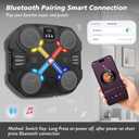 Music Boxing Machine Sport Toys for Kids and Adults,Wall Mounted Bluetooth Smart Punching Target,Training Pad Toy with Boxing Glove,Ideas Toys for Boys Girls Kids 3 4 5 6 7 8 9 10 11 12+ Years Old