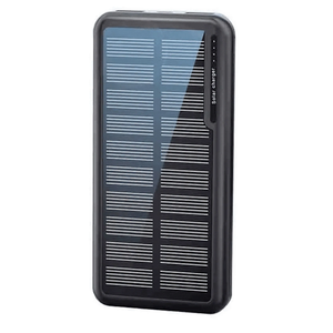 BERNET SolarB1 Charger Power Bank - 24000 mAh/88.8 Wh Type-C 5V/2.1 A (Max) Fast Charging Power Bank. Equipped with a Powerful Flashlight, Compass, IP65 Outdoor Waterproof Portable Power Bank 