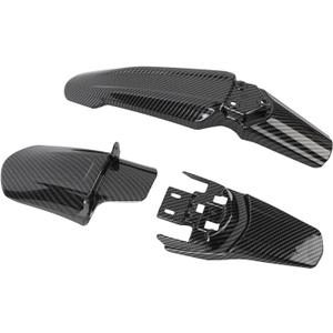 Dirt Protector, Front Rear Mud Guard High Strength ABS for Light Bee X S (Carbon Fiber)