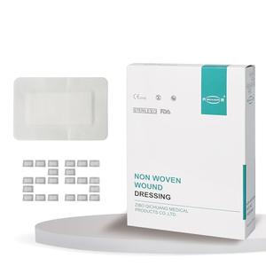 4X6 Inches Sterile Adhesive Island Wound Dressing Bandages - Extra Large Non Woven Cover with Bordered Gauze Pads, 25 Individually Pack, High Absorbent, Medical Grade by QICHUANG(4X6 INCHES - C25)