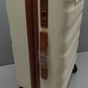 UKEIN Luggage Set with Backpack,Polycarbonate Carry On Luggage Airline Approved with Spinner Wheels, Hardshell Travel Suitcase with TSA Lock,Suitcase Set 3 Piece (Beige)