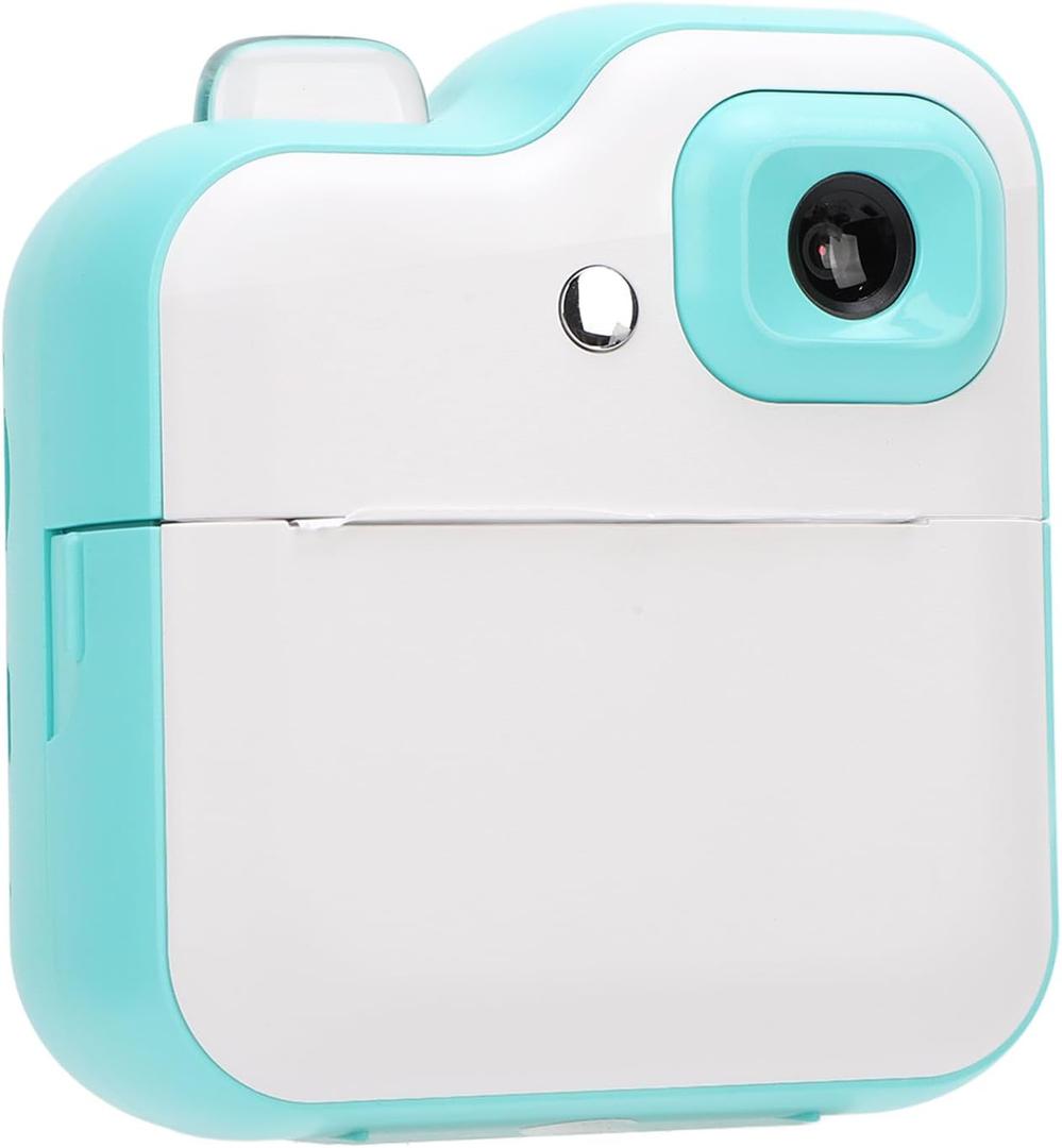 Children Printable Camera, Toddler Digital Camera Toys 2.4 Inch Screen with 2 Roll Print Paper for Child (Blue)