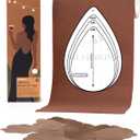 sharmony DIY Boob tape for Breast Lift, Breast Tape Lifting Large Breast to Sculpt Your Body (Medium, Chocolate)