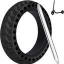 1 Pack Solid Tire,8.5Inch Electric Scooter Wheels for Xiaomi M365 Gotrax/gxl V2/XR Scooter Accessories,8 1/2'' Front/Rear Rear Solid Tires Replacement Wheel