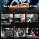 TPMS Tire Pressure Monitoring Sensor Fit for Toyota 4Runner Corolla Highlander Land Cruiser Tundra Tacoma FJ Cruiser, Lexus GS350 IS350 GX470 LFA LS460 LX470 315MHz 42607-33021 4 PCS
