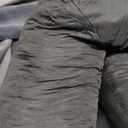 NOAH & PAW Dog Bed, 28x23x11 Inch, Orthopedic Dog Beds for Medium Size Pets, Eggshell Memory Foam Infused with Cooling Gel, Inner Cover, Waterproof, Machine Washable (Faux Leather Sofa Collection) (Charcoal)