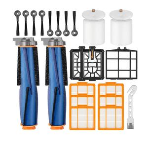 Replacement for Shark AV2501AE RV2502AE AV2501S AV2511AE RV2610WA RV2610WD AV2610WA RV2820AE AI Robot Vacuum，Accessories Kit Includes Master Brush, Master Filter, Strainer, Foam Filter, Side Brush