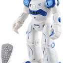 RC Robot Toys Gesture Sensing Smart Robot Toy for Kids Can Singing Dancing Speaking Christmas Birthday (White)