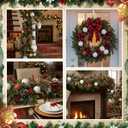 Suzile 12 Pcs Large Velvet Christmas Ball Ornaments, 4 Inch Brown & White Flocked Christmas Tree Ornament Shatterproof Hanging Xmas Ball Bulbs for 2025 Xmas Tree Home Decorations