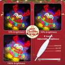 Christmas Penguin Neon Sign Holiday Theme Penguin LED Light Neon Christmas Lights Dimmable Colorful Lighting for Bedroom Wall Decor Unique Gift Idea(12.9 * 12.8inch)
