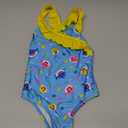Baby Shark Crossover One Piece Bathing Suit Infant to Toddler (2T, Blue)