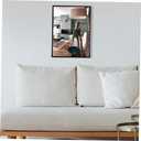 Photo Frame for Household Office Award Holder Certificate Stand Poster Frame with Wall Mount Decor (42.50X30.20X1.90CM, Black)