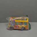 Fisher-Price Little People Toddler Toy School Bus Musical Push-Along Vehicle with 2 Figures for Pretend Play Ages 1+ Years