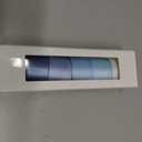 Mr. Pen- Satin Ribbon, 6 Rolls, 1 Inch, 5 Yards/Roll, Shades of Blue Satin Ribbon 1 Inch