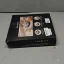 Cleangor Chicken Shredder Tool Twist Large, BPA Free Meat Shredder with Ergonomic Handle, Non-Slip Food Shredder Tool for Pork, Beef, Set of Chicken Breast Shredder with Brush & Fork (1, Lichen Blue)