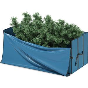 Hearth & Harbor Christmas Tree Storage Bag - Fit Upto 7.5 ft Holiday Trees - Extra Wide Christmas Tree Storage Box Container Made from Durable Oxoford 600D Waterproof Fabric with Handles & Dual Zipper