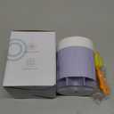 Daviky Pill Bottle Organizer, Supplement Organizer with 7 Large Compartments, Travel Pill Dispenser Round Pill Box with Two LidsPurple