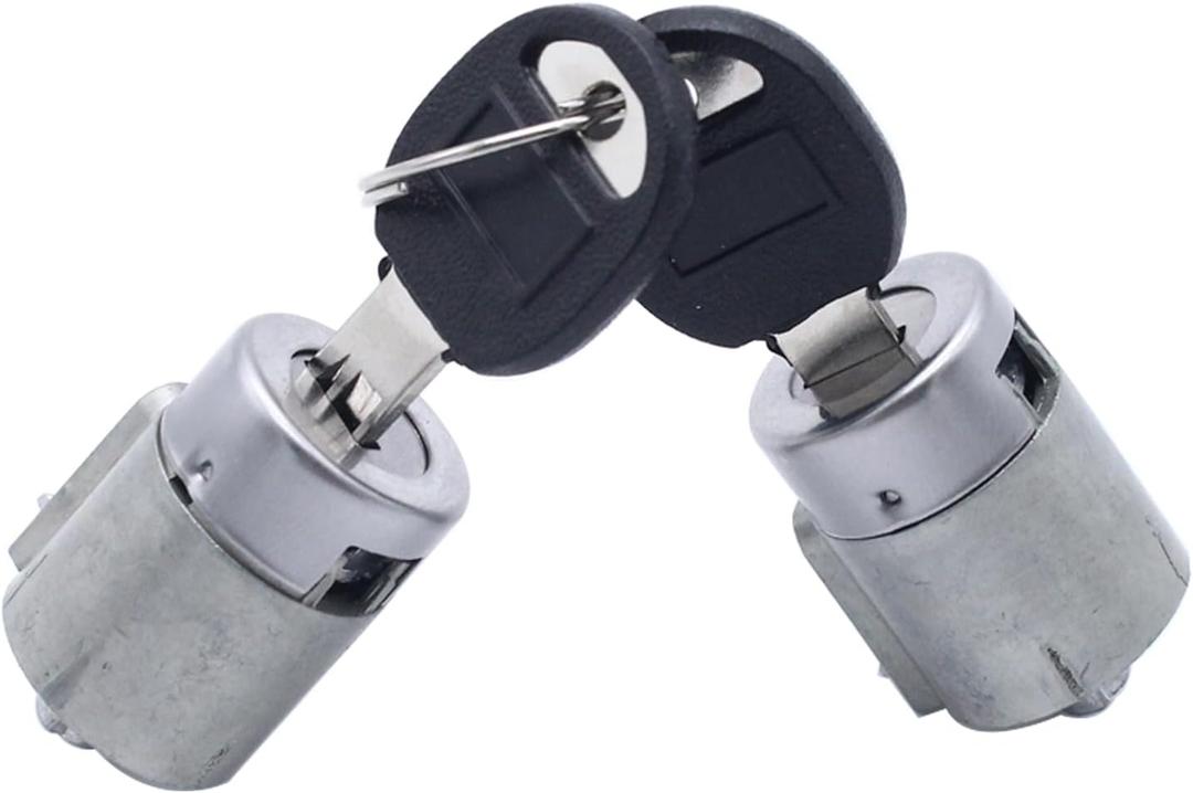 2PCS Door Lock Cylinder for 88-94 Chevy Suburban S-10 Blazer Jimmy C1500 GMC