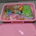 KNASON Rabbit and Hamster Sensory Bin,Play Sand Kit for Girls and Boys with 2.2lbs Sensory Sand and Box,Pet Sandbox Toys Role Pretend Play Beach Toy Birthday Present for Toddler Ages 3 4 5 6 7 8