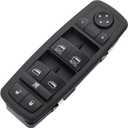 3+9 PINS.Driver Side Power Window Switch Fits for 2013-2015 Ram 1500 2500 3500 4500/5500,2013-2015 Ram C/V, 12-16 Dodge Grand Caravan, 12-15 Chrysler Town & Country|Replace OE #68110866AB