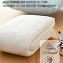 PLANTIONAL Natural Cotton Batting for Quilts: 71-Inch x 79-Inch Light Weight Purely Natural All Season Quilt Batting for Quilts, Craft and Wearable Art