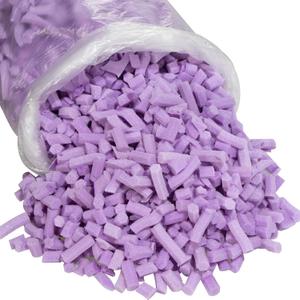 BBGDIPG 30 Pounds Bean Bag Filling, Purple Shredded Memory Foam Filling, Premium Beanbag Filler Suitable for Various Pillows/Punching Bag/Couch Cushions/Pouf/Dog Bed
