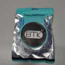 EMK 1/4 to 3.5mm Adapter, 1/4" Female to 1/8" Male Stereo Audio Adapter for Speaker,Amplifiers, Guitar, Home Theater Devices, Laptop, Headphones (6.6FT/2M)