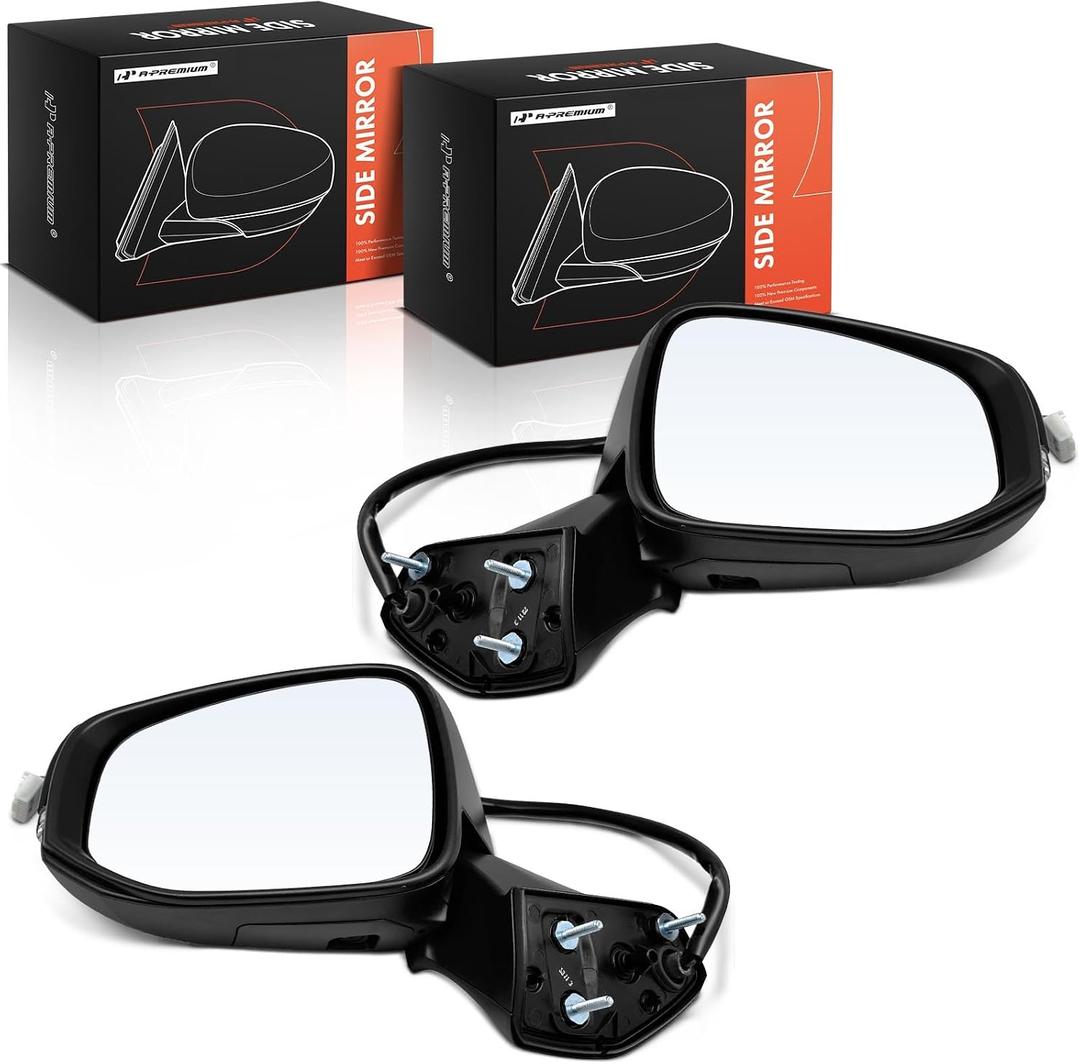 A-Premium Pair (2) Driver and Passenger Side Power Door Mirror