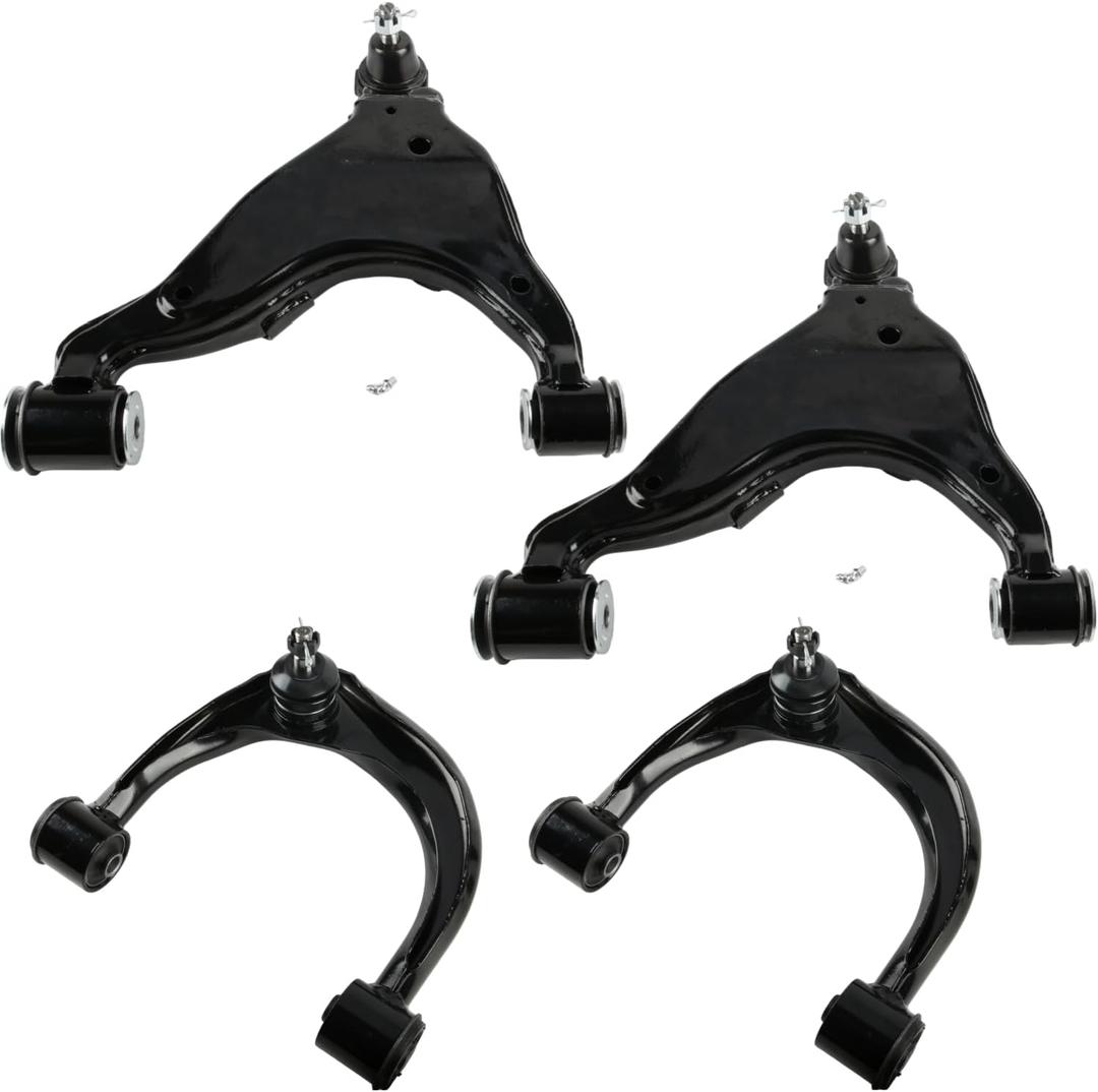 Front Upper & Lower Control Arm with Ball Joint Fit for Toyota Tacoma 2005-2015 Base Pre TRD Runner L4 V6 2.7L 4.0L 4WD RWD-4 PCS Suspension Kit K621475, K621294, K621474, K621293