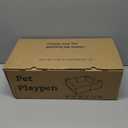 XVISHX 42x42 Inch Puppy Playpen with Cover, Dog Playpen for Puppies or Small Dogs, Pet Playpen for Indoor & Outdoor, Sturdy DogPen with Thickened Fabric, High-Strength Nylon Wire Mesh, Bluish Green