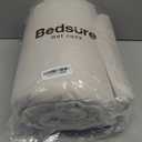 Bedsure Queen Comforter - Comforters Queen Size for All Season, Ultra-Soft Down Alternative & Prewashed Duvet Insert with 4 Tabs - Machine Washable, Linen, 88x88 Inches