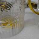 Amzcku Glass Pitcher with Lid, 68 oz/ 2 Liter 2Pack Vintage Water Pitcher,Glass Water Carafe for Cold Brew, Coffee, Lemonade, Iced Tea,Beverage, Heat Resistant Jug